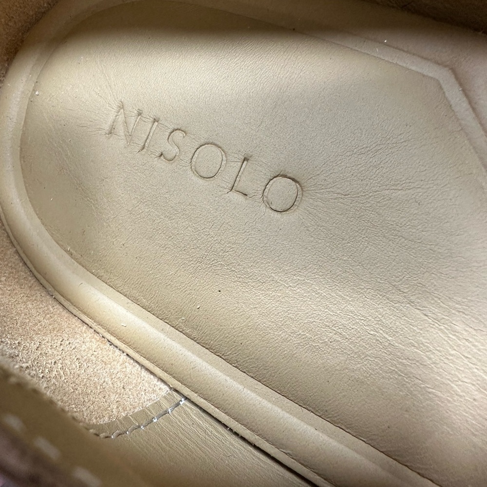 Nisolo Emilia Leather Cap Toe Oxfords – Almond – Size 10 - Picture 4 of 8